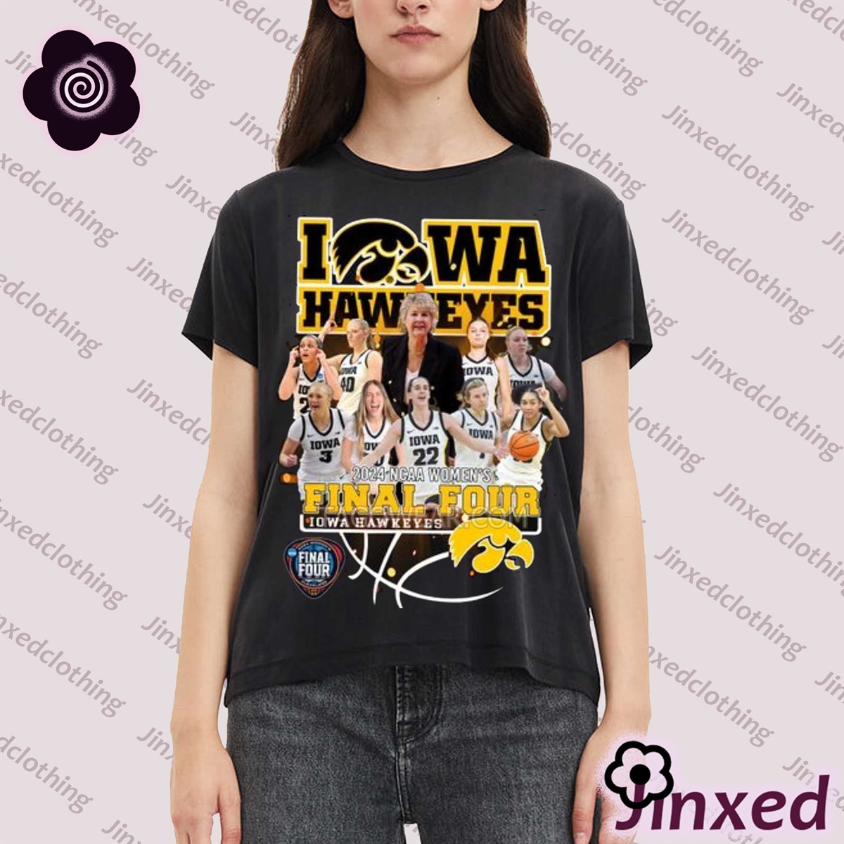 Iowa Hawkeyes 2024 Ncaa Womens Final Four Shirt Sweatshirt 